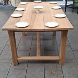 Farmhouse table with extension