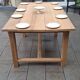 Farmhouse table with extension