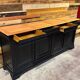 Enfilade with 4 doors in solid cherry wood - Louis-Philippe style