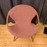 Fauteuil unique dans le style de Miroslav Navratil, Tchécoslovaquie, années 1950/1960