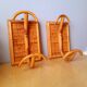 1960s rattan wall hooks