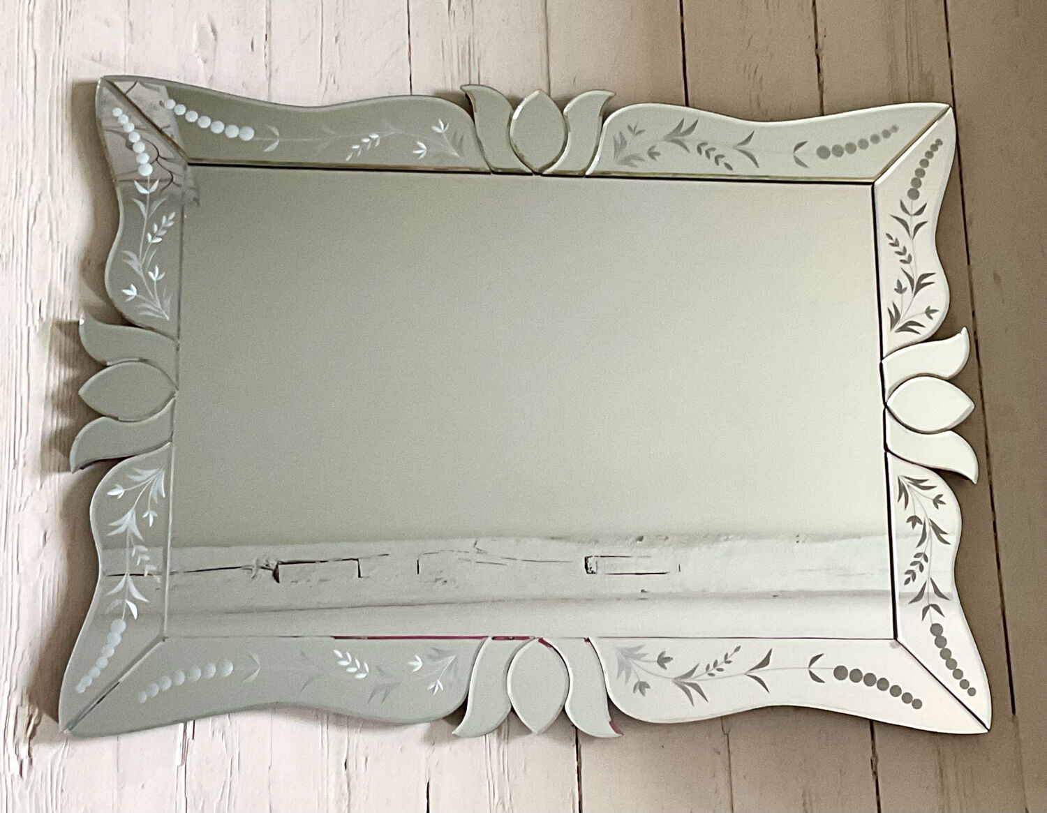 Pair of Venetian style mirrors