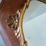 Petit miroir doré classique