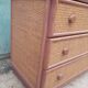 Commode Maugrion en rotin années 1980