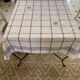 Antique Scottish tablecloth monogrammed CG - Cotton - 140x140 cm