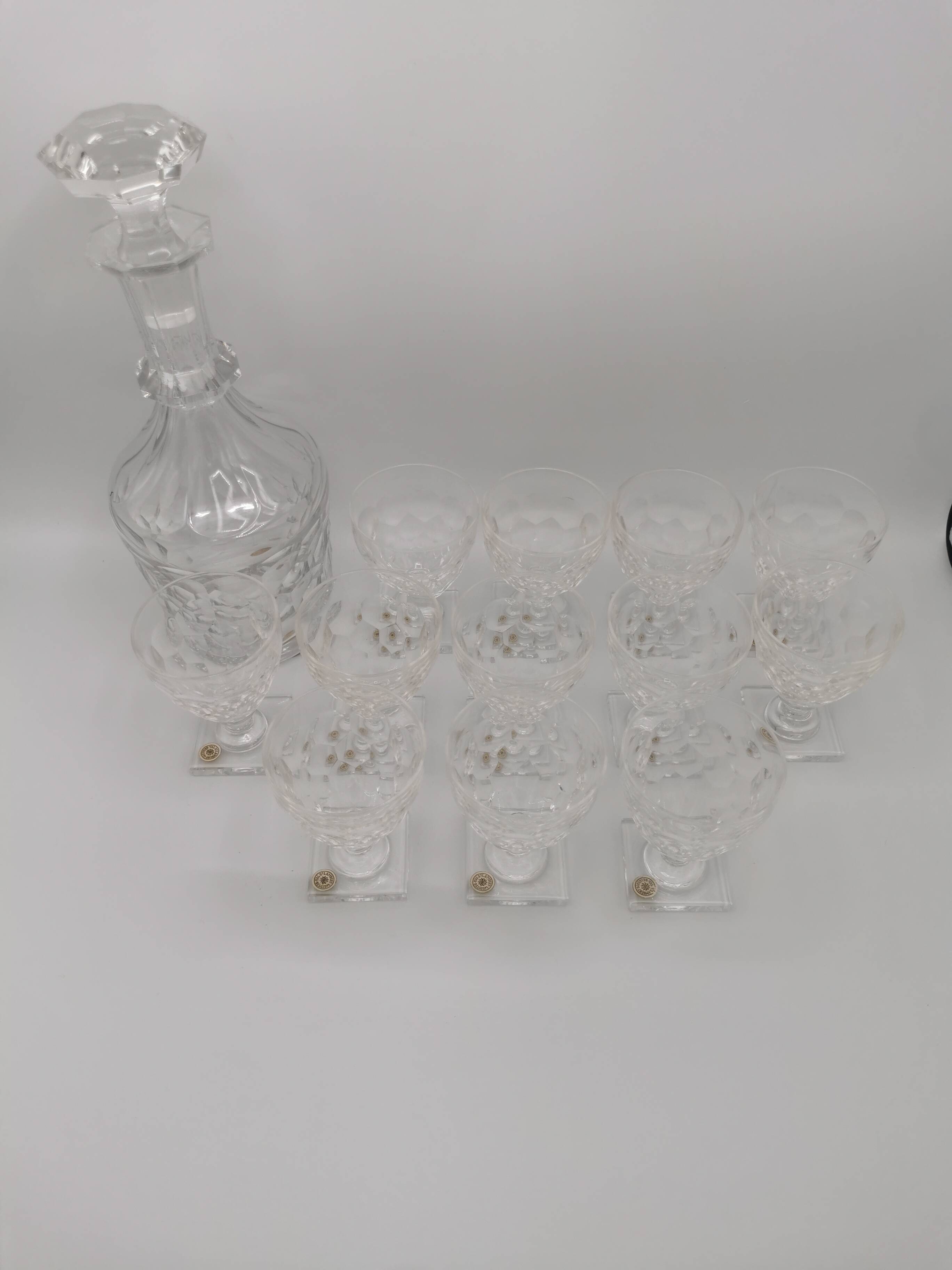 Crystal service from Val Saint Lambert