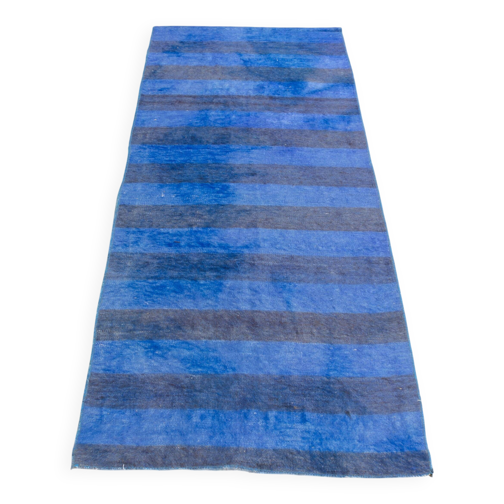 Blue Vintage Stripe Kilim Rug