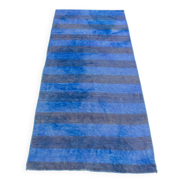 Blue Vintage Stripe Kilim Rug
