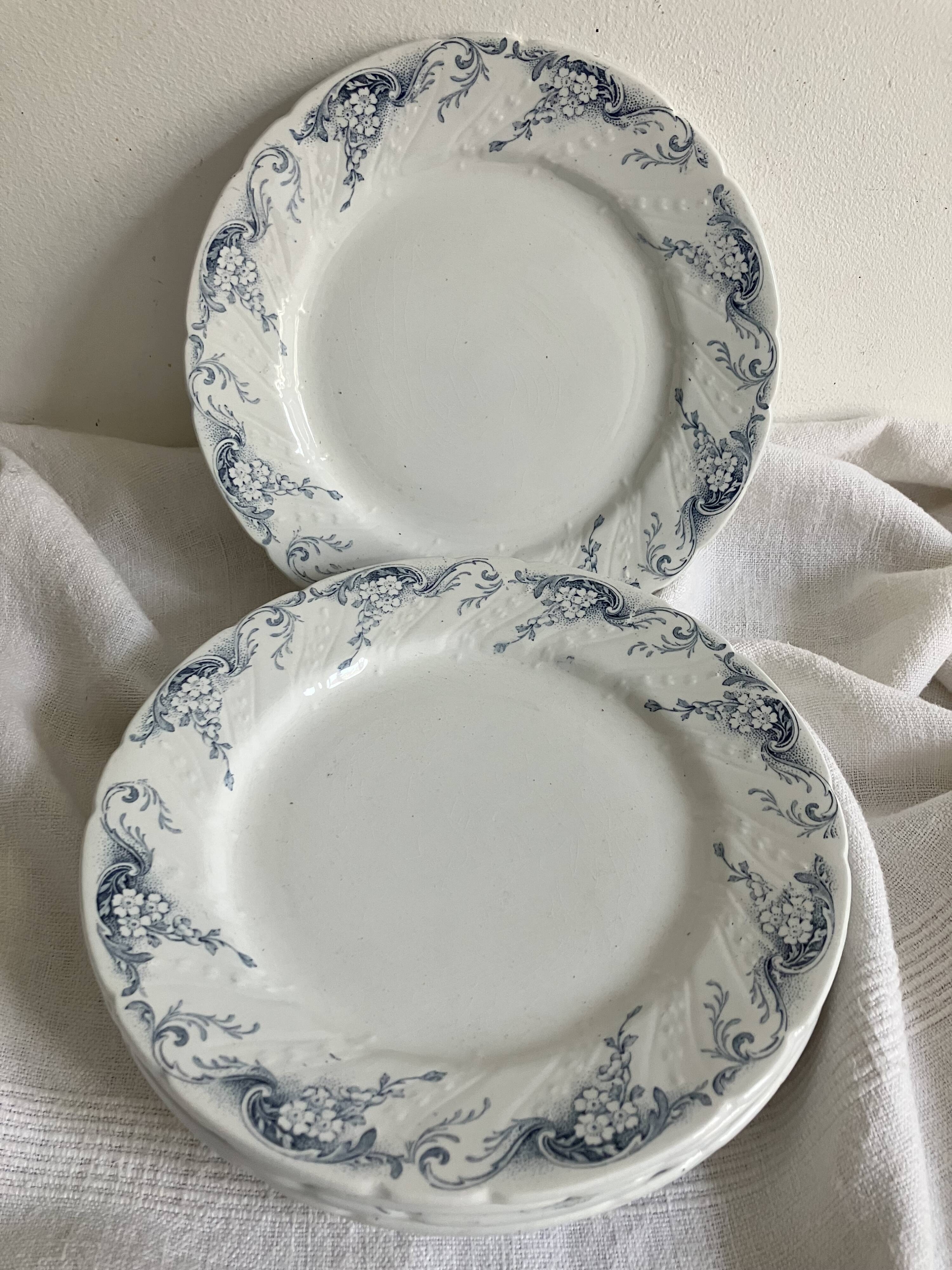 6 flat plates - Luneville KG - Angèle Service