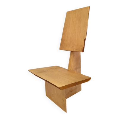 Chaise sculpture brutaliste