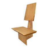 Brutalist chair sculpture