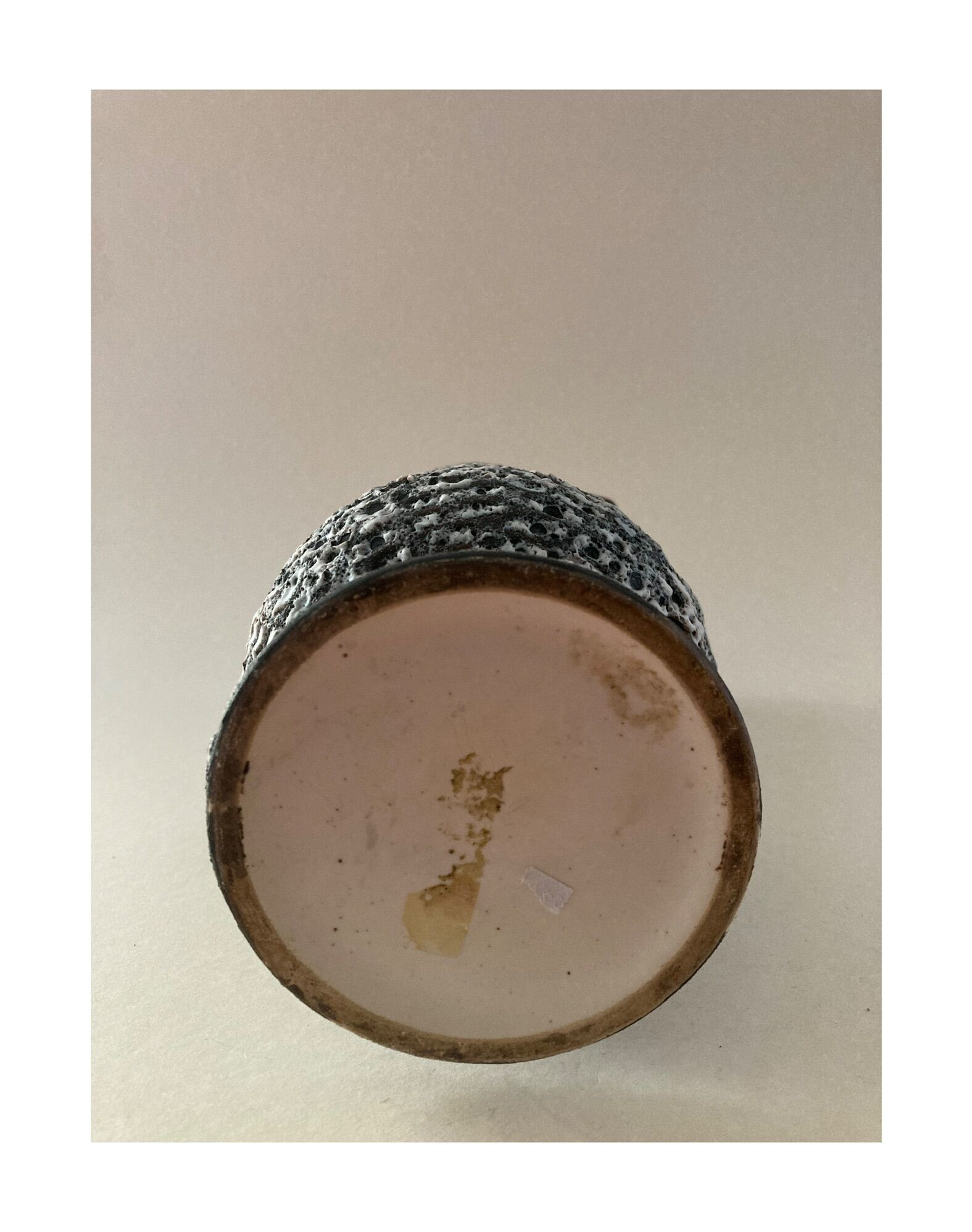 Ceramic pitcher fat lava