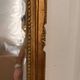 Antique Rectangular Wall Mirror Gold Wood Louis XV XVI Moulding 100x40cm