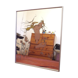 Rectangular wall mirror 60x72cm