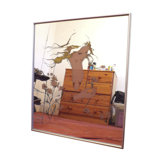 Miroir rectangulaire de mur 60x72cm