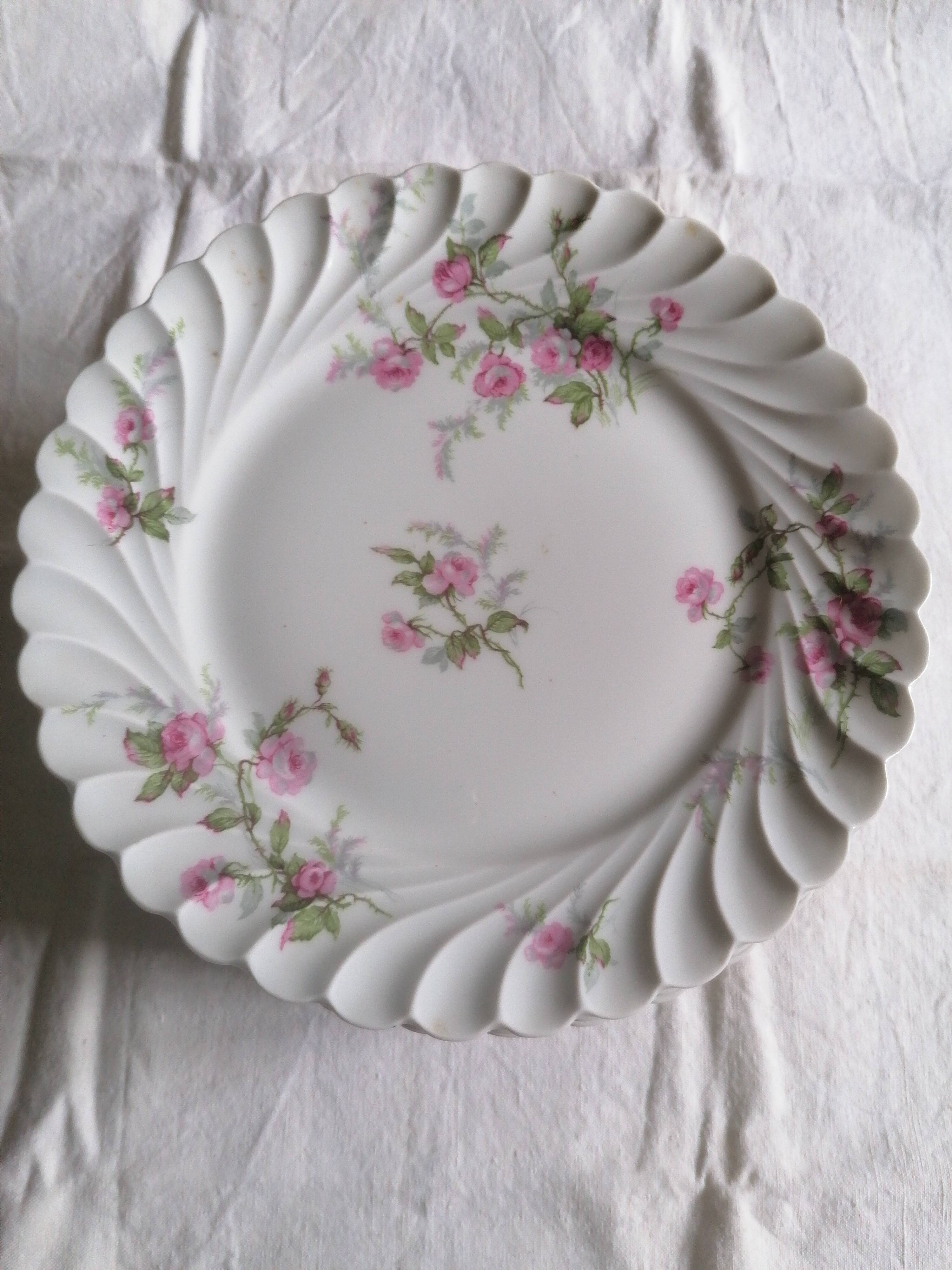 12 Haviland dinner plates