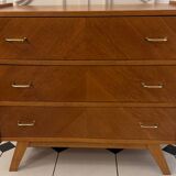 Commode vintage pieds compas