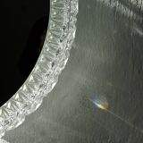 Large Vintage Mirror Lamp from Glashütte Limburg