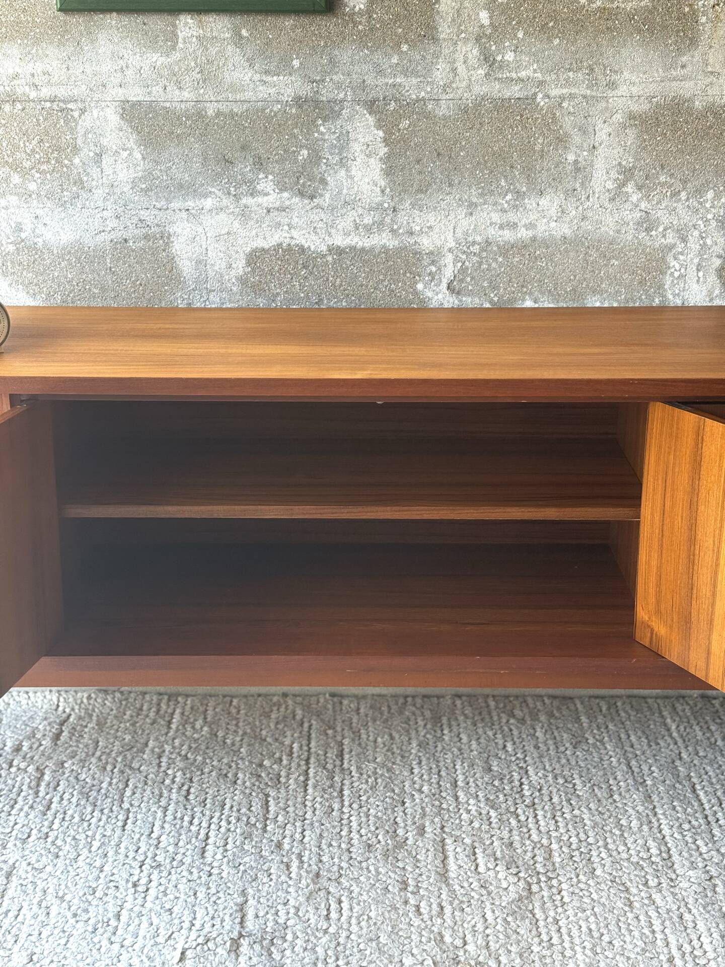 Vintage Scandinavian teak sideboard, 1960.