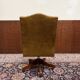 Classic English Yellow Chesterfield Desk Chair