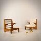 Bernard Durussel, pair of armchairs, France, 1948