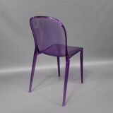 Purple Thalya chair by Patrick Jouin for Kartell