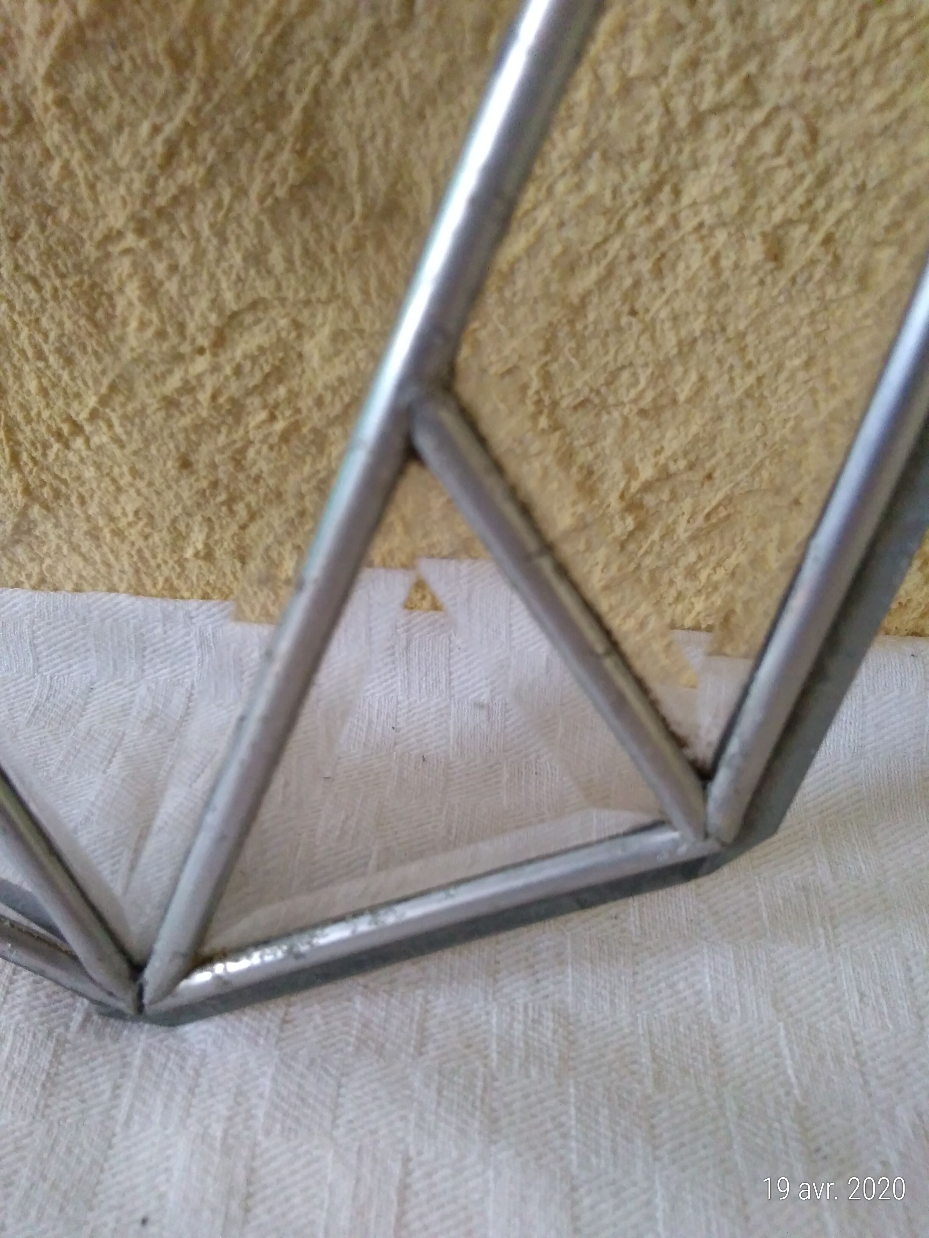 Vitrail ancien verre biseauté