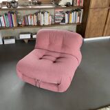 Armchair Soriana Afra and Tobia Scarpa 60s Cassina