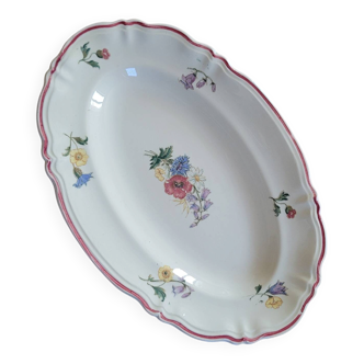 Large dish Agreste Digoin Sarreguemines 1930