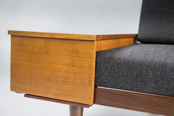 Svanette daybed sofa by Ingmar Relling, Vintage Scandinavian 1960s