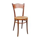 Art Nouveau bistro chair in curved wood