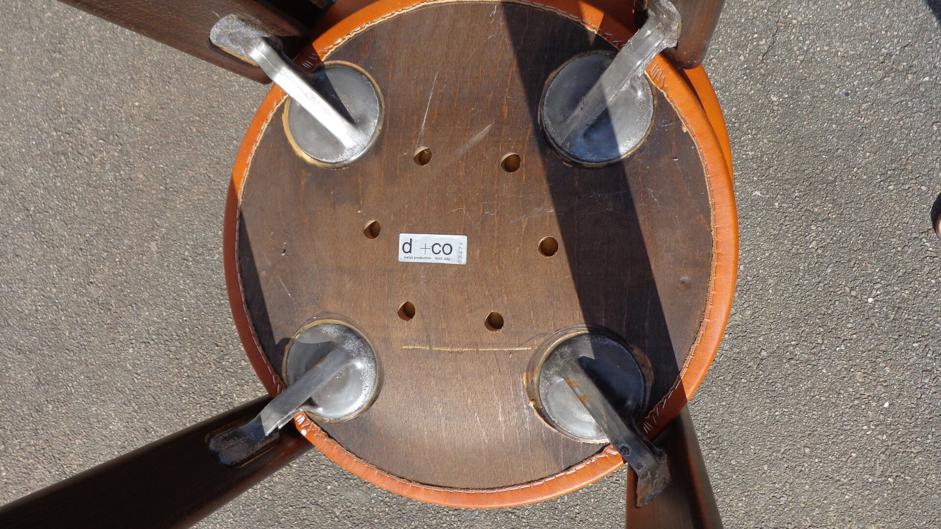 Set of 4 Bruno Rey chairs