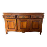 3-door cherry wood sideboard buffet