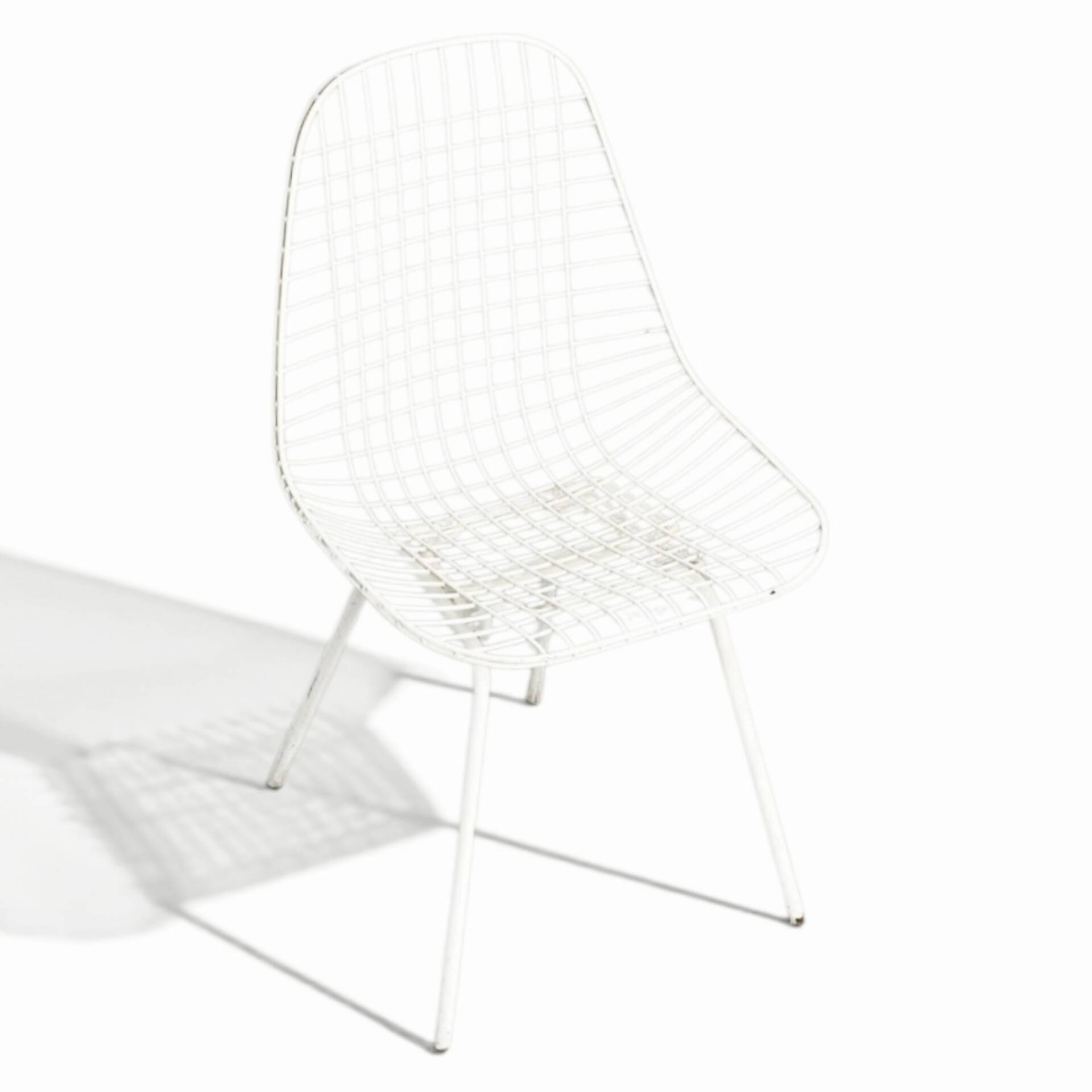 Lot De 4 Chaises "bikini" De Charles & Ray Eames Pour Herman Miller