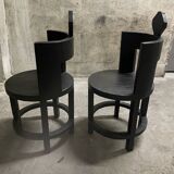 Pair of sculptural Room Studio chairs