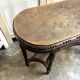 Dark wood piano bench