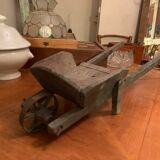 Children's wooden wheelbarrow