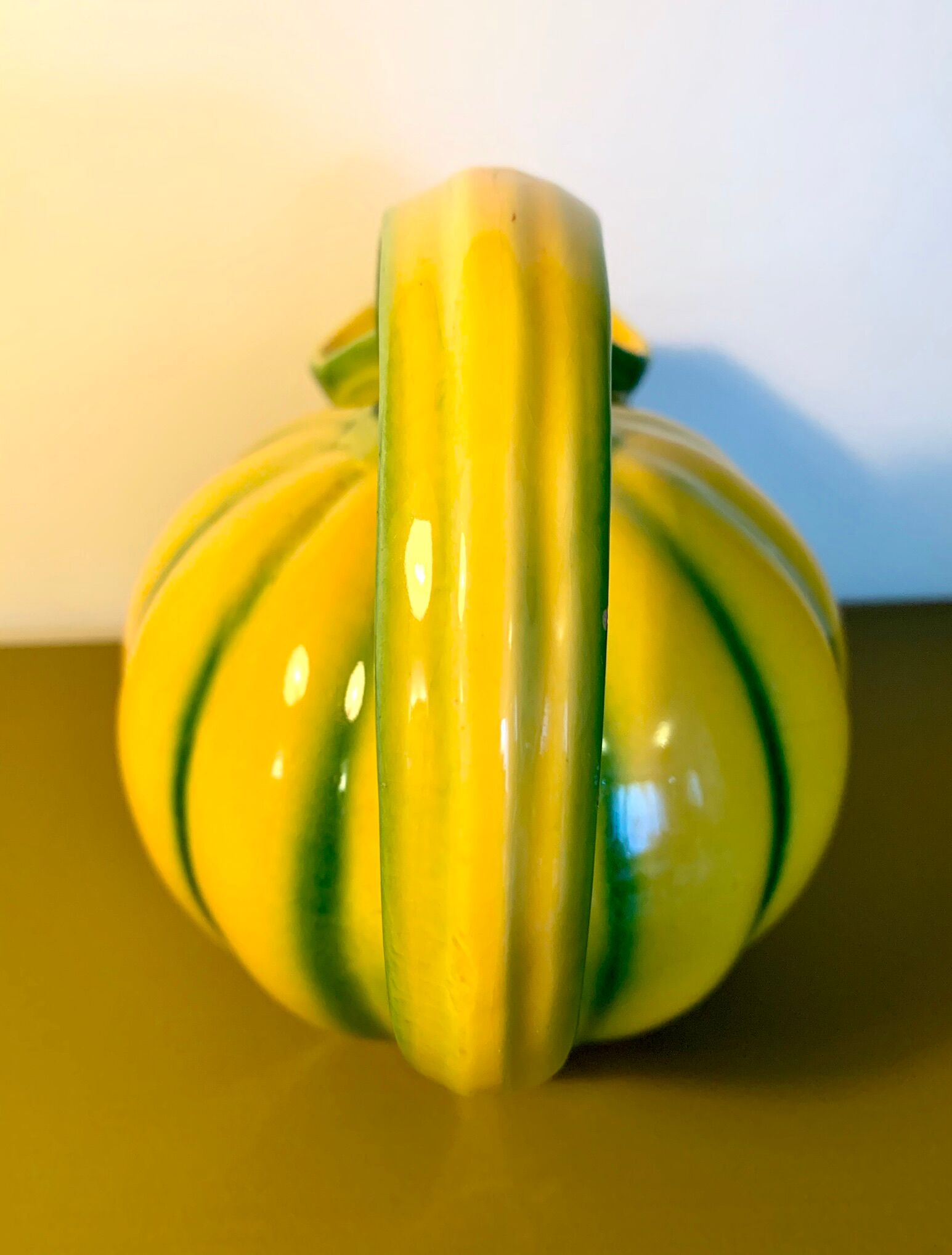 Pitcher shaped melon in dabbling