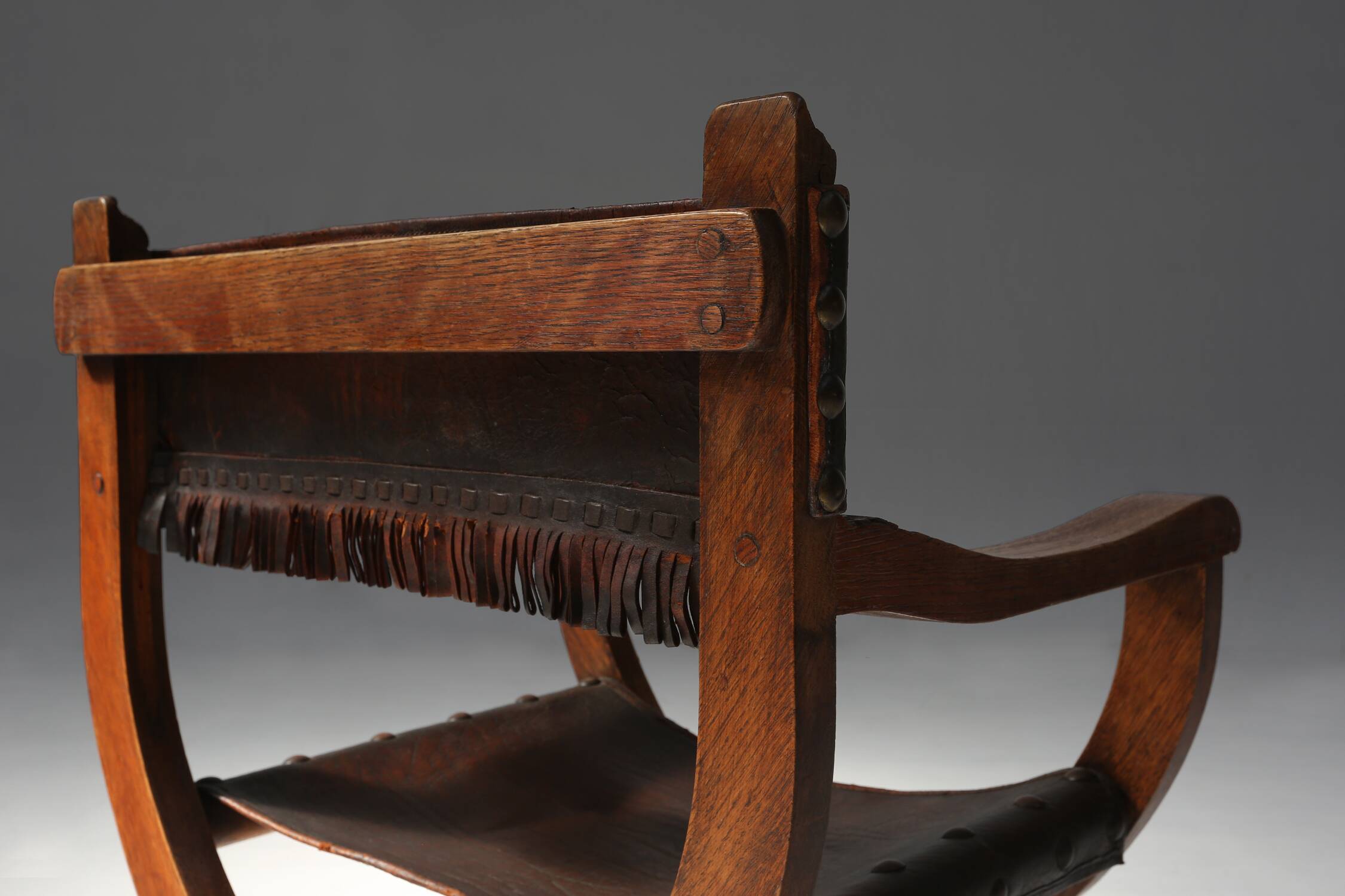 Fauteuil trône néo Renaissance 1890
