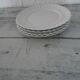 4 Flat plates Haviland model white torso Limoges France