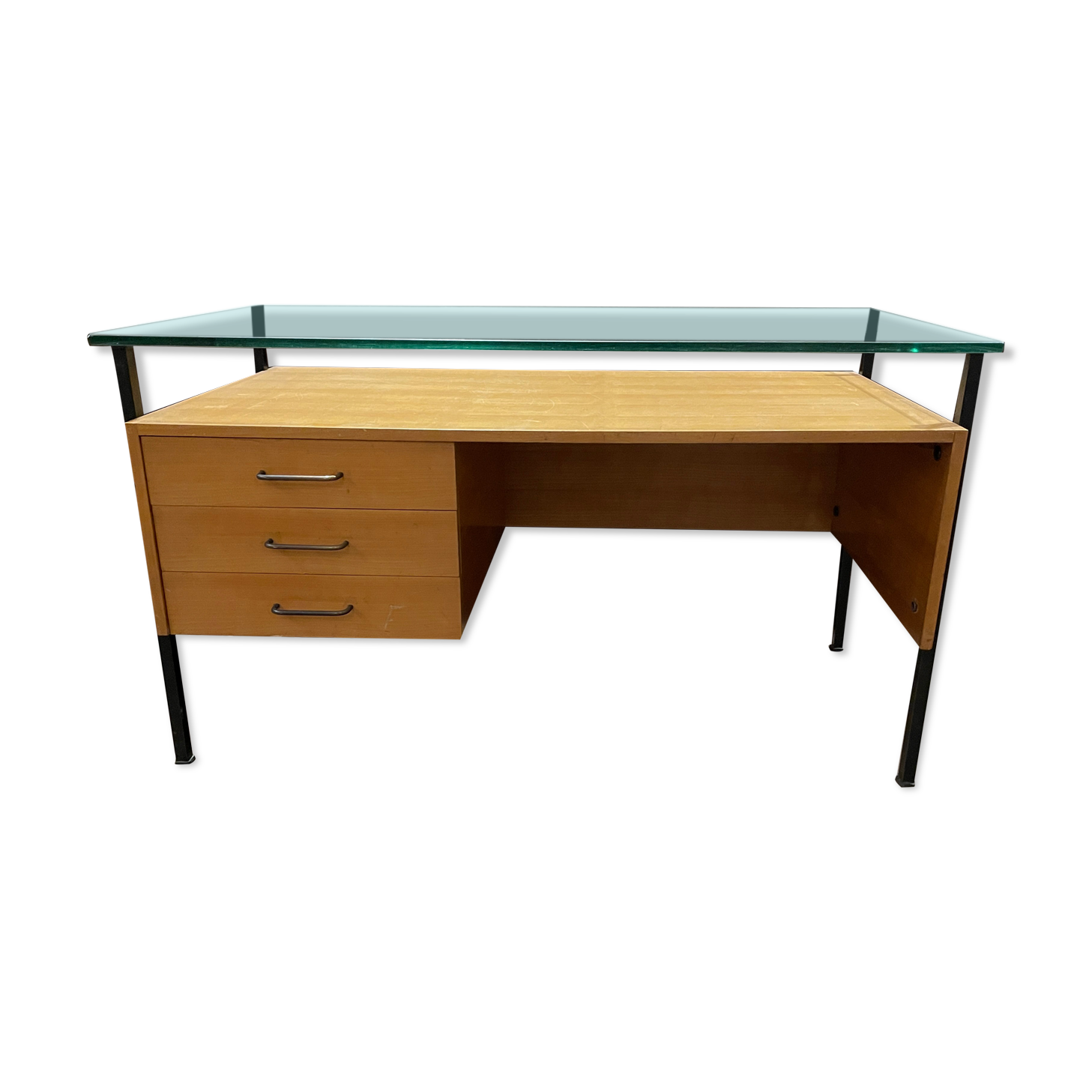 Desk glass slab tray year 50