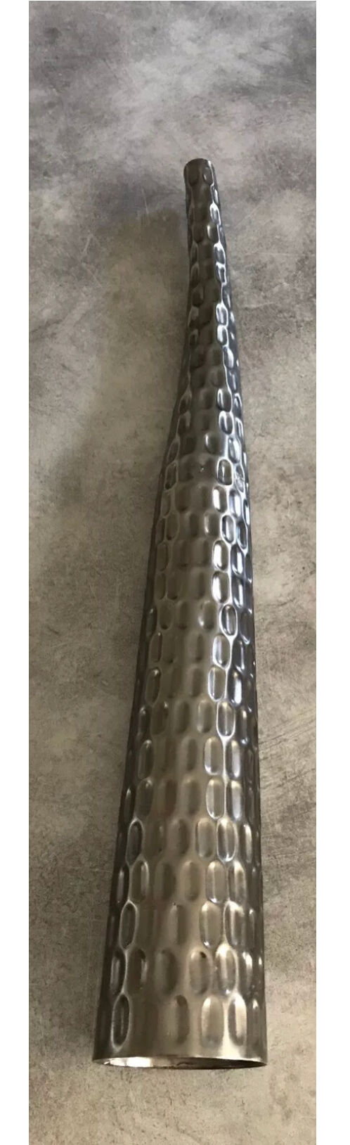 Metal vase soliflore shape design 70 cm