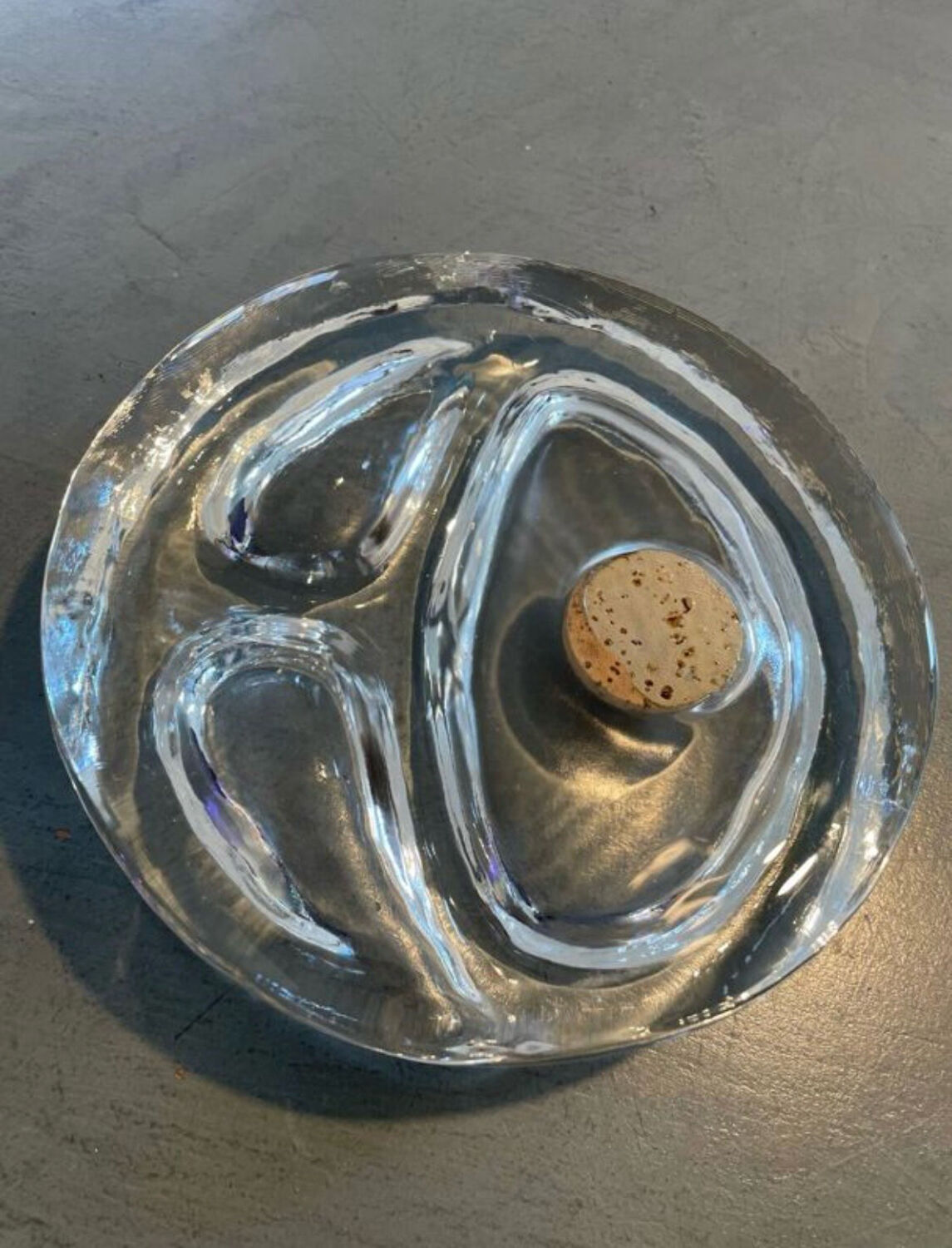 Pipe ashtray Georgshütte Glass Design