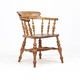 Rustic Antique English Countryhouse Captain Armchair