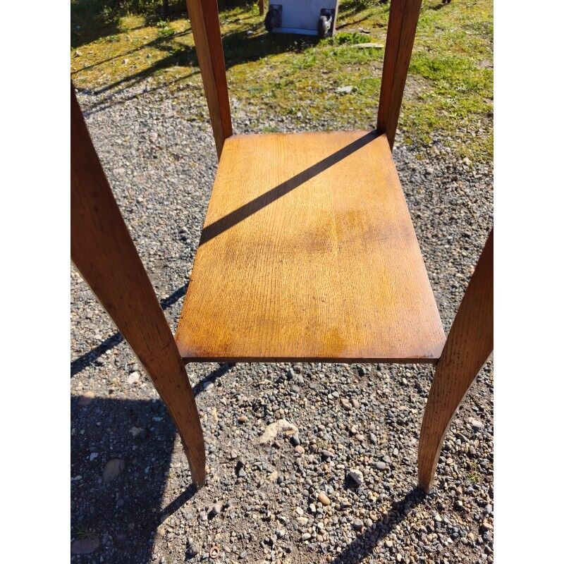 Oak table from the 1930s, 1 drawer.
