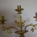 Lot de deux chandeliers