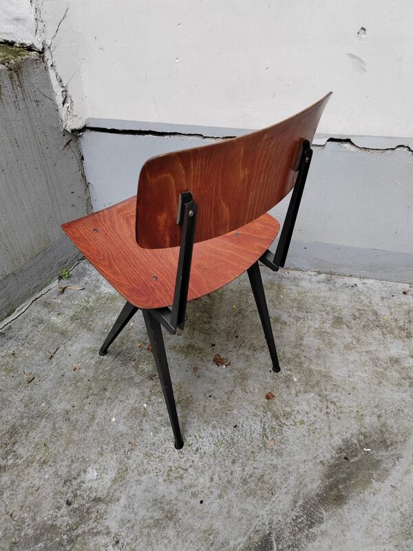 Chaise compas vintage marko