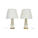 Pair of ceramic table lamps by Manises Spain 1960