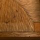 Art Deco Haagse School Armchair in solid Oak and Straw, 1930s