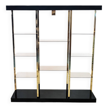 Superb Hollywood Regency Belgochrom Display Cabinet 1970